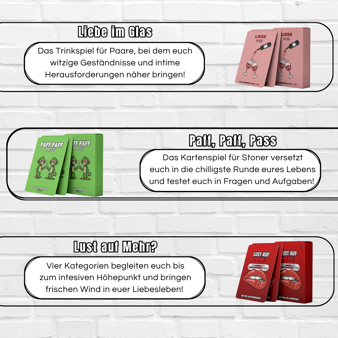 LUST & RAUSCH-BUNDLE - 3 Kaufen, 2 Bezahlen