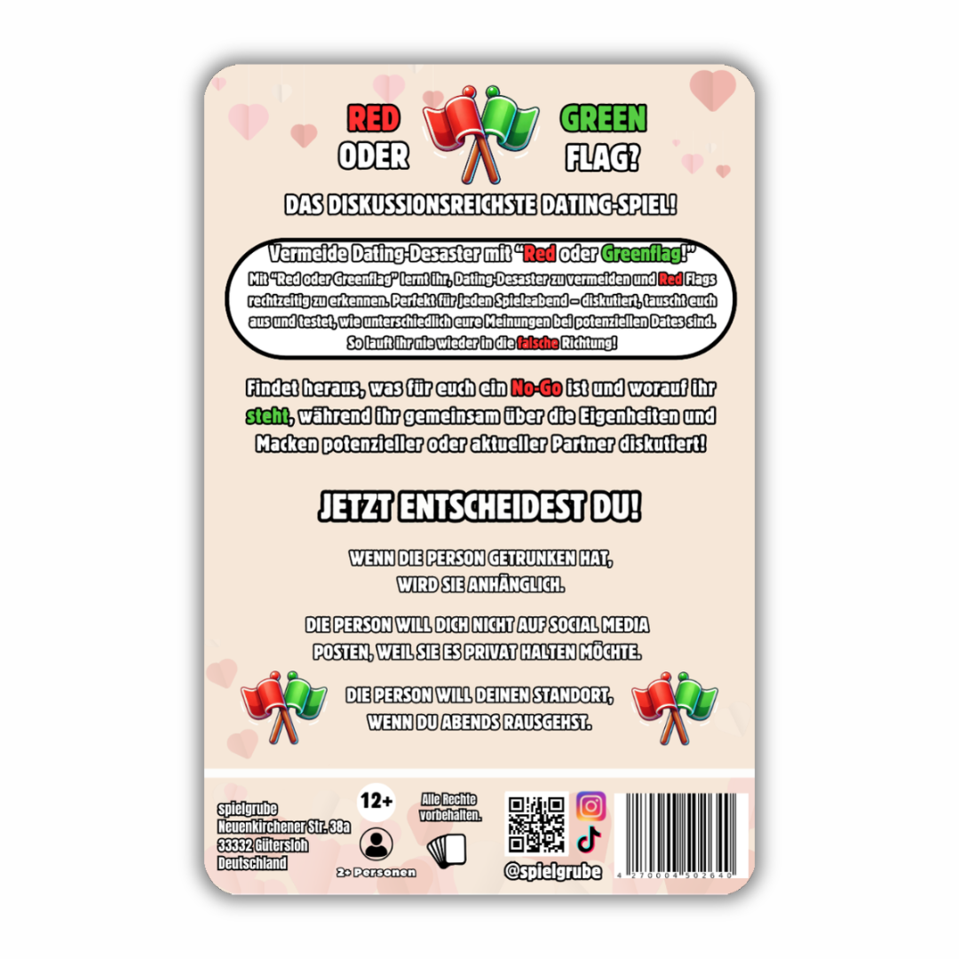 Red oder Green Flag?