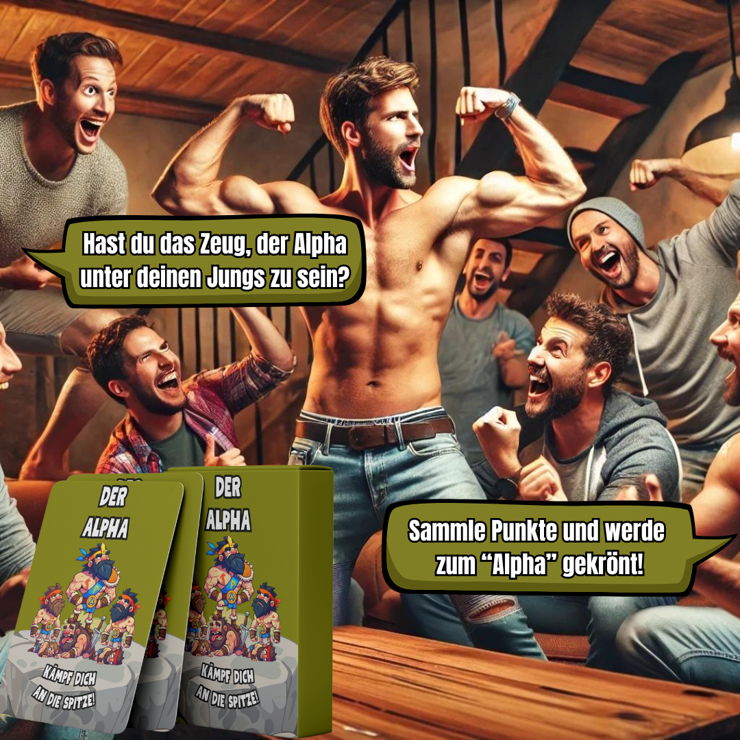 „Das ideale Männerkartenspiel für Freundesrunden, Challenges & Mindset“
