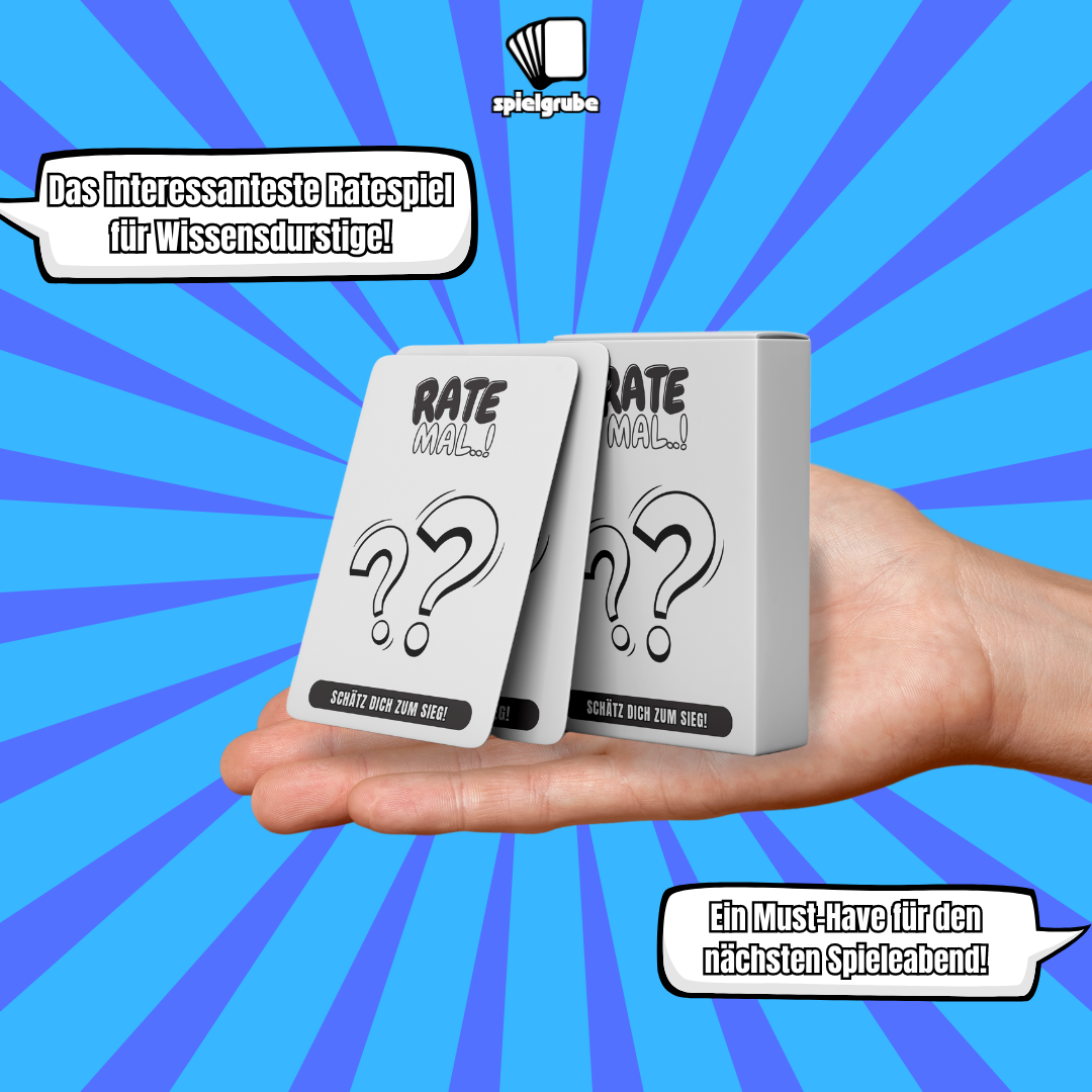 „Mehr-weniger-Spiel mit Schätzfragen und kniffligen Wissensaufgaben“